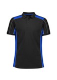 BIZ COLLECTION UNISEX GRID SHORT SLEEVE POLO