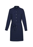 BIZ CORPORATES WOMENS CHLOE GEORGETTE SHIRT DRESS
