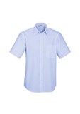 BIZ COLLECTION MENS BASE POPLIN SHORT SLEEVE SHIRT