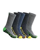 FXD WORK LONG SOCKS ASSORTED 5 PACK