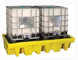 SPILL STATION DOUBLE IBC BUNDED PALLET WGRATE