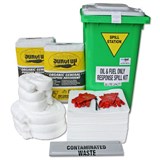 SPILL STATION 240LTR OIL  FUEL ONLY SPILL KIT  WHITE LID