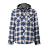 HARD YAKKA HERITAGE QUILTED FLANNEL HOODED SHACKET